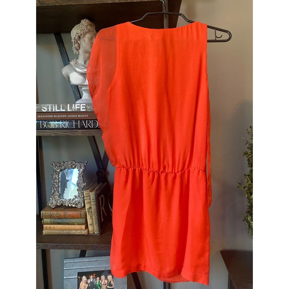 Robert Rodriguez One Sleeve 100% Silk Dress 2 - Picture 5 of 6